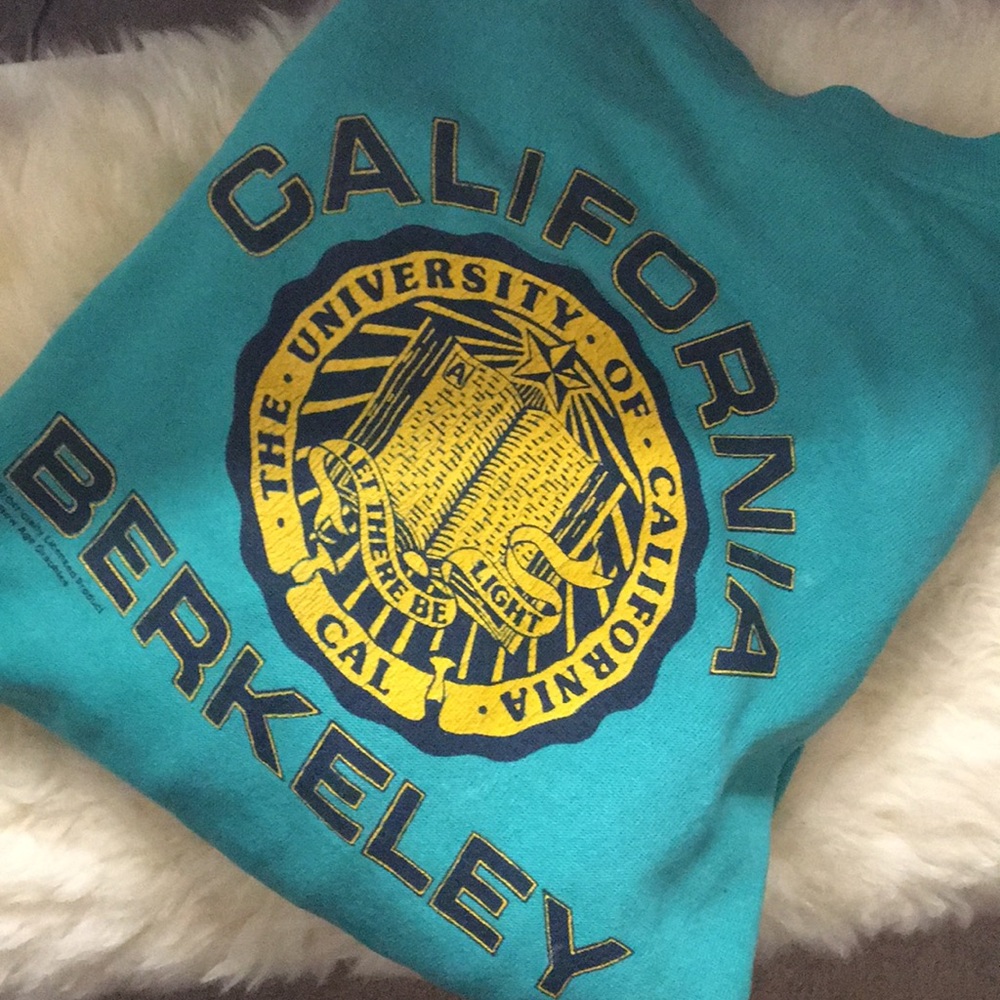 california berkeley sweatshirt. vintage, 1990